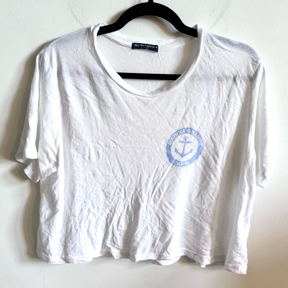 Brandy Melville Marina Grande Capri Crop Tee